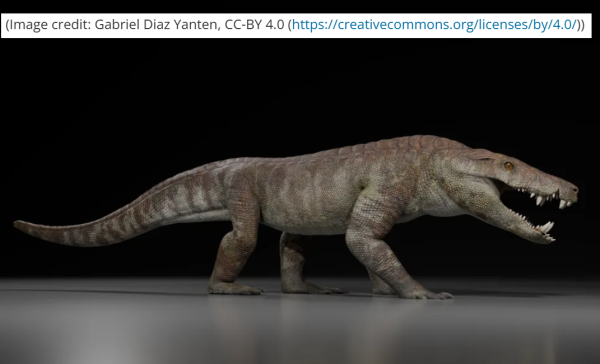 Oude krokodil die dino’s at ontdekt in Argentinië